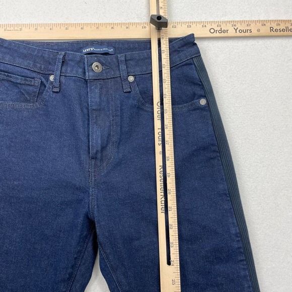 Levis Made & Crafted 721 Womens Blue High Rise Denim Skinny Jeans 27 - Picture 11 of 12